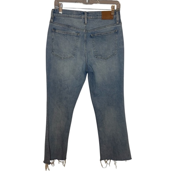 J.Crew Demi Boot Crop Jeans Button Fly Blue size 28 - Picture 3 of 11